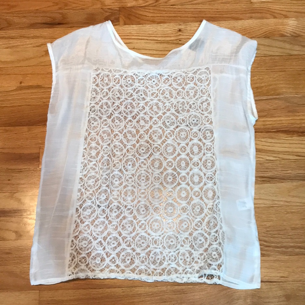 MOD open weave top, NWOT, size xl